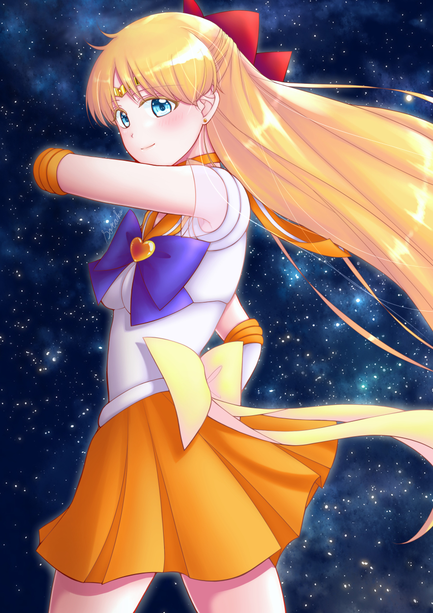 Safebooru 1girl D Aino Minako Arm Behind Head Arms Up Bare Legs Bishoujo Senshi Sailor Moon