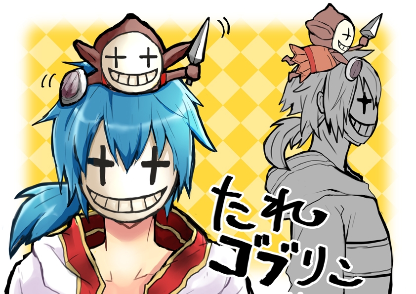 Safebooru - + + 1boy bangs blue hair character doll coat commentary ...