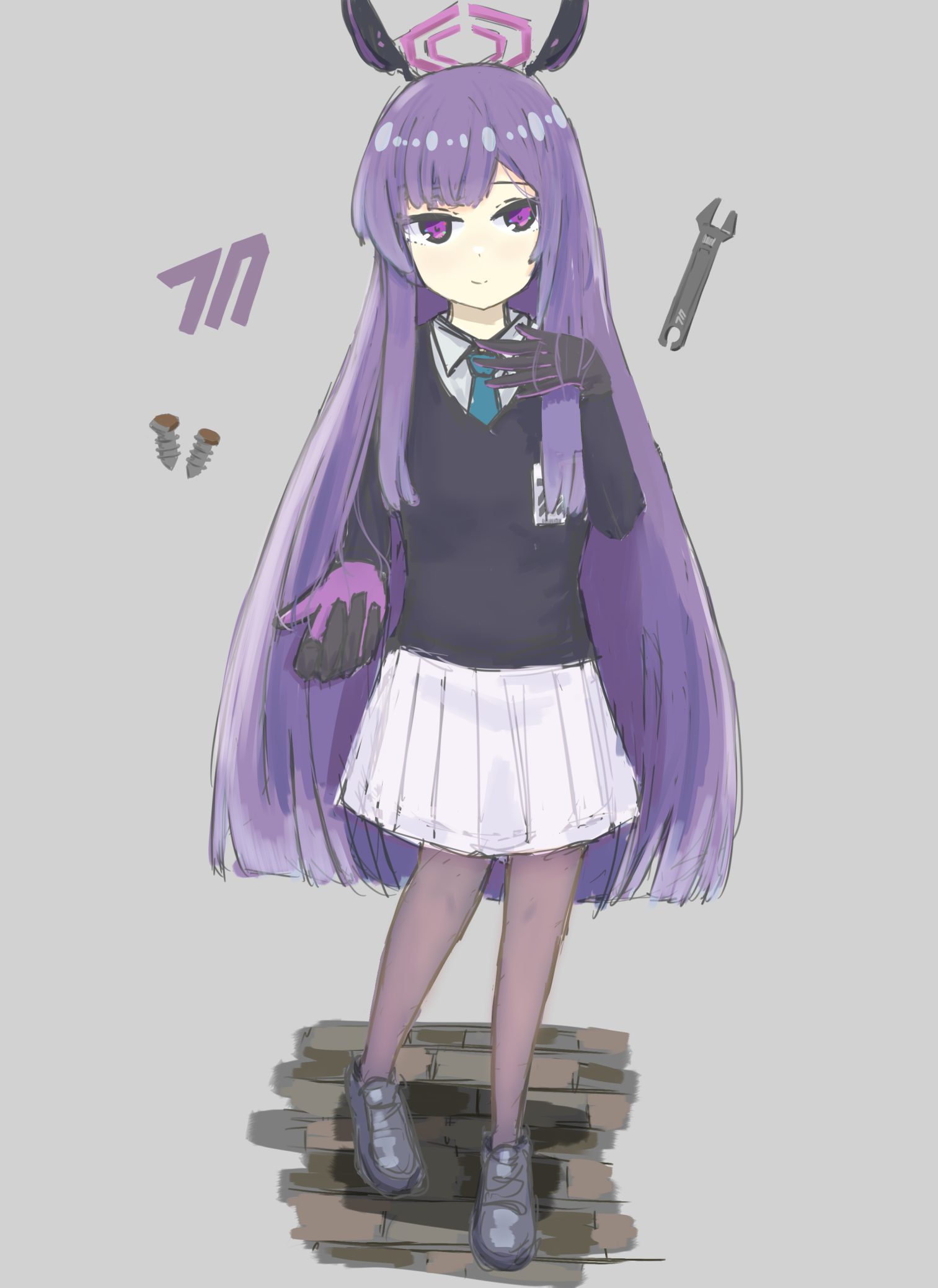 Safebooru 1girl Absurdly Long Hair Artist Request Bangs Black Jacket