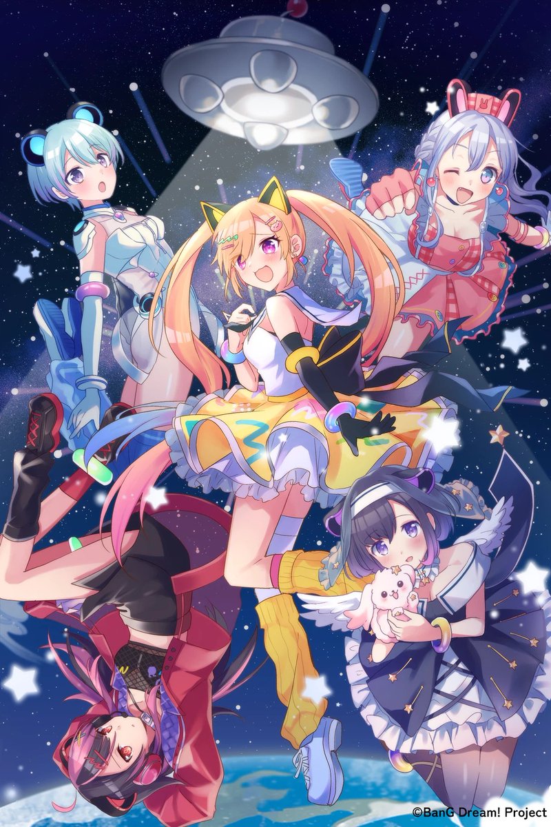 Safebooru - 5girls animal ears bang dream! bang dream! mugendai mewtype ...