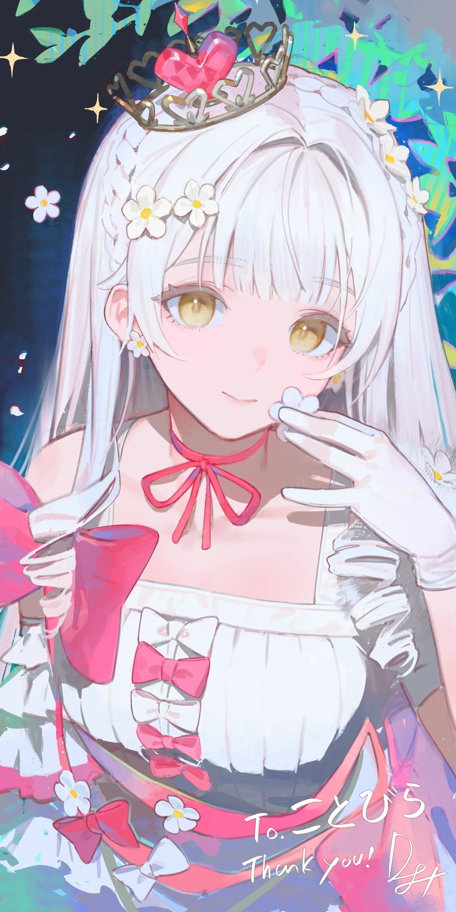 Safebooru - 1girl absurdres artist name blunt bangs braid chest bow ...