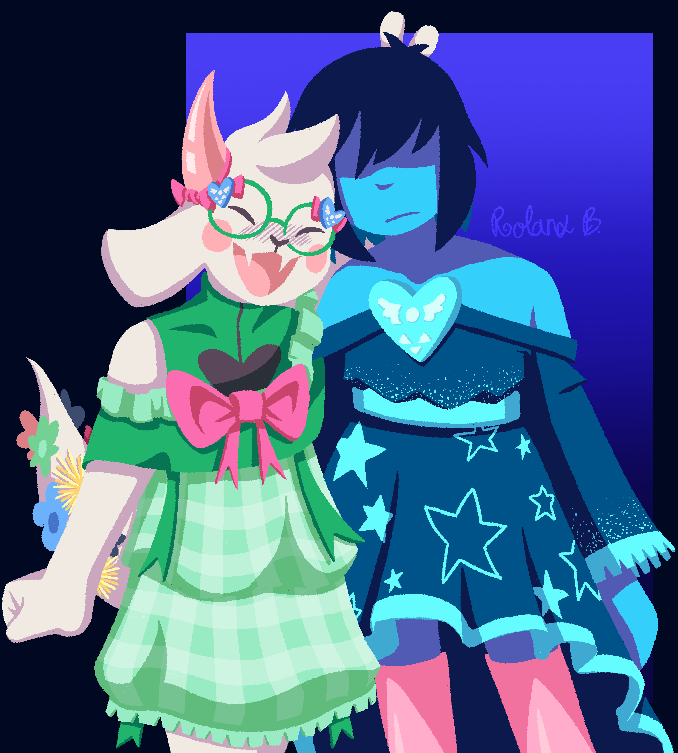 Safebooru - 1boy 1other absurdres alternate costume androgynous animal ...