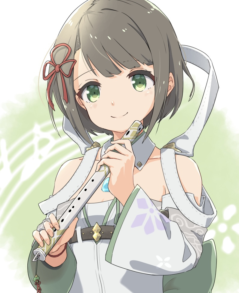 Safebooru 1girl agnus female offseer uniform bare shoulders belt