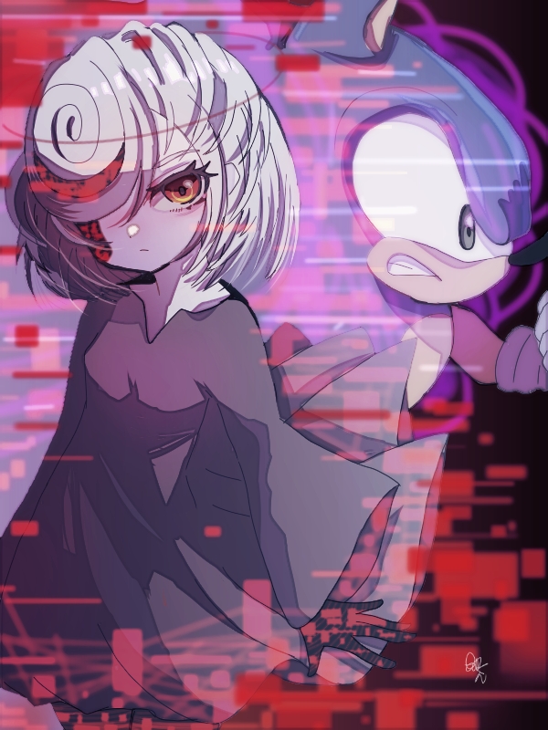 Safebooru 1boy 1girl Black Dress Blue Fur Dress Green Eyes Hair Over safebooru-1boy-1girl-black-dress-blue-fur-dress-green-eyes-hair-over