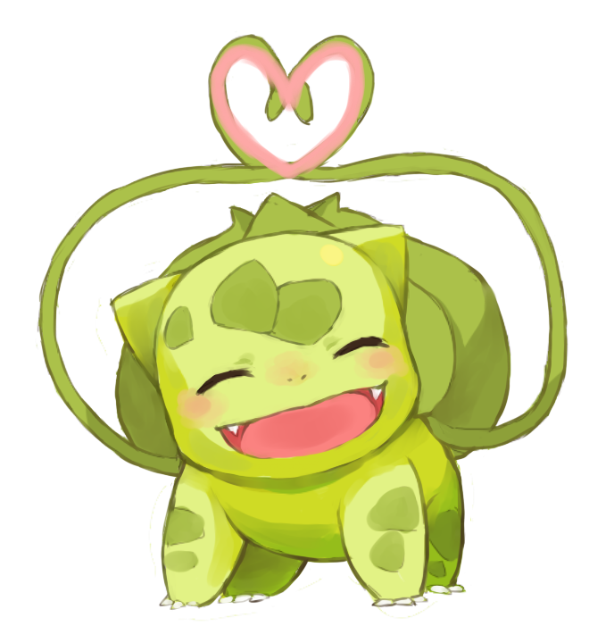 Safebooru - ^ ^ alternate color animal focus blush bulbasaur claws ...