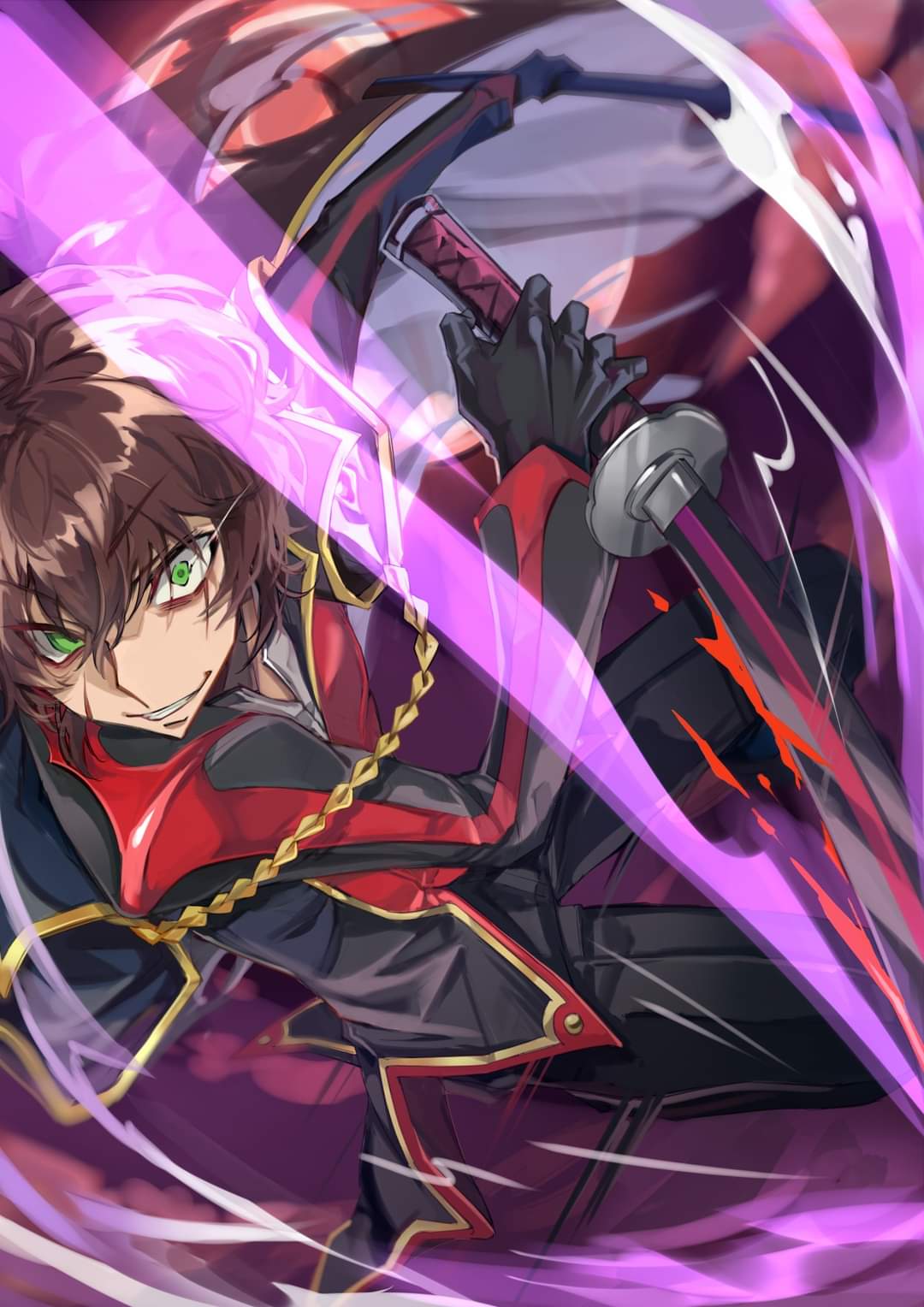 Mittens Code Geass Safebooru - >:) 1boy black gloves black jacket black pants brown hair ...