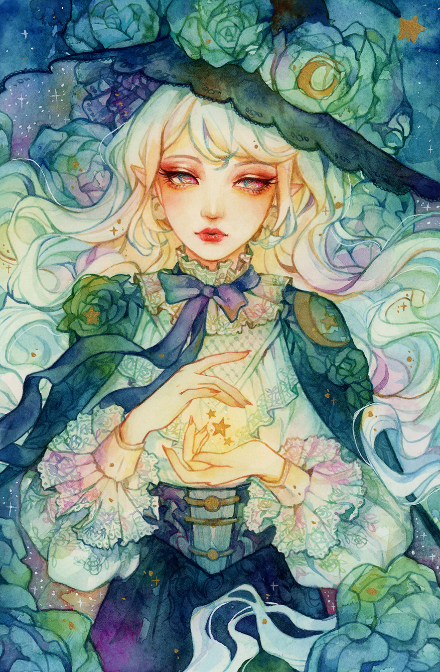 Safebooru - black cloak black skirt blue eyes blush bow cloak cowboy ...