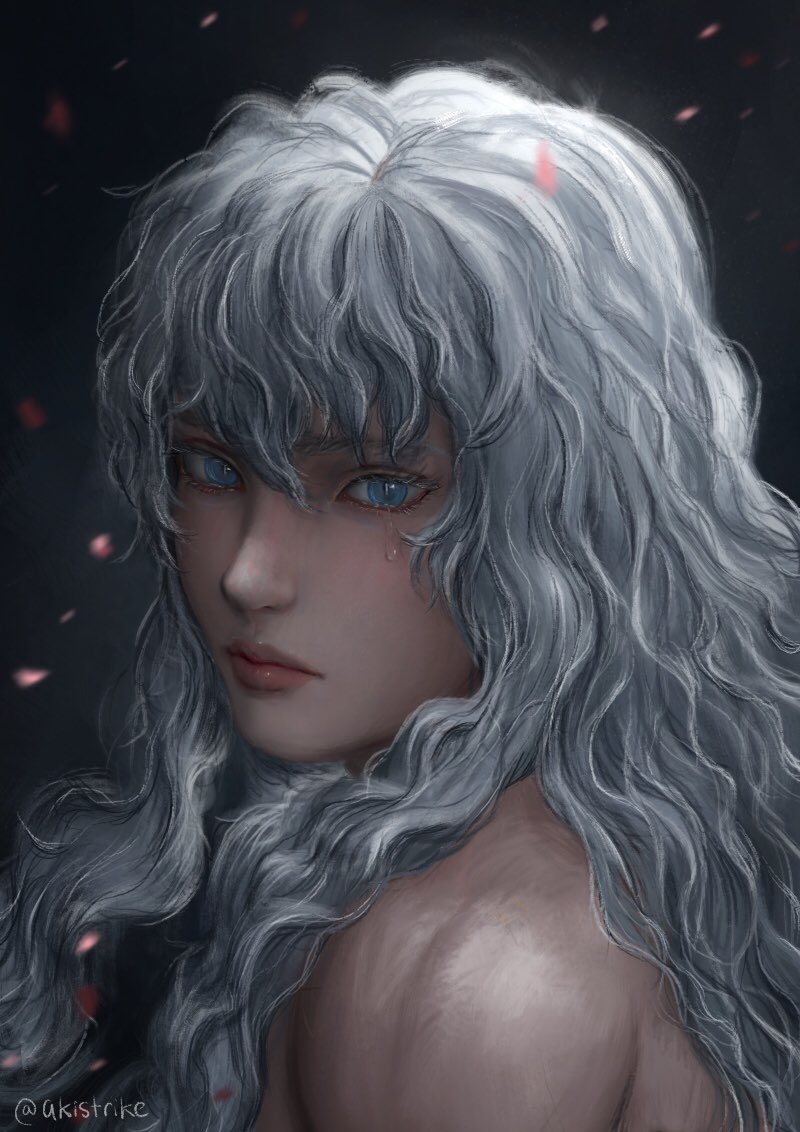 Safebooru - 1boy aki (akistrike) bangs bare shoulders berserk blue eyes ...