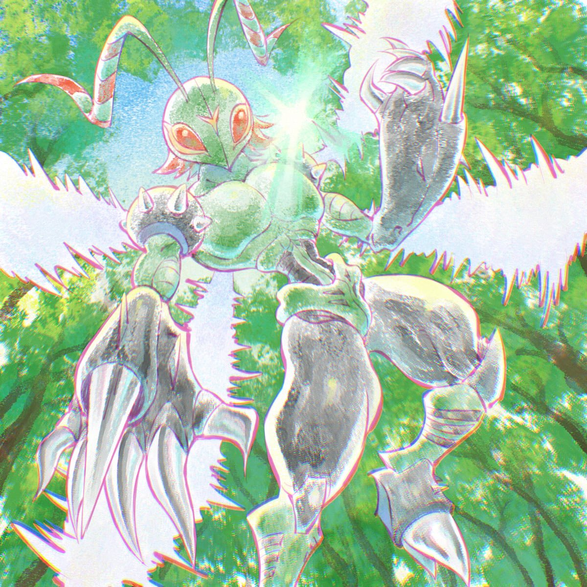 Safebooru - 1boy bug digimon digimon (creature) foot out of frame ...