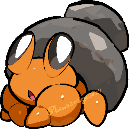 Safebooru - :o animal focus chibi chibi only commentary request dwebble ...