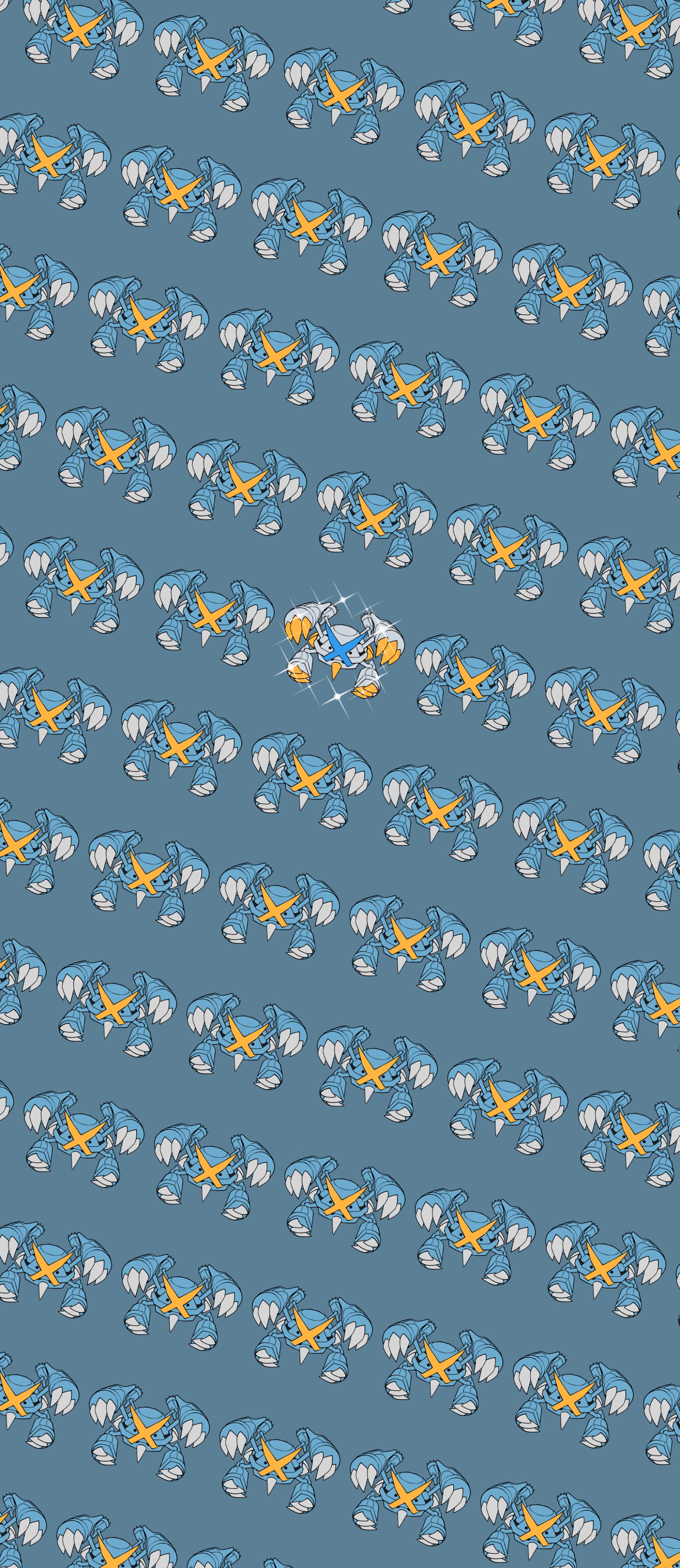 Manabe Pokemon Safebooru - absurdres alternate color blue background chibi extra arms ...