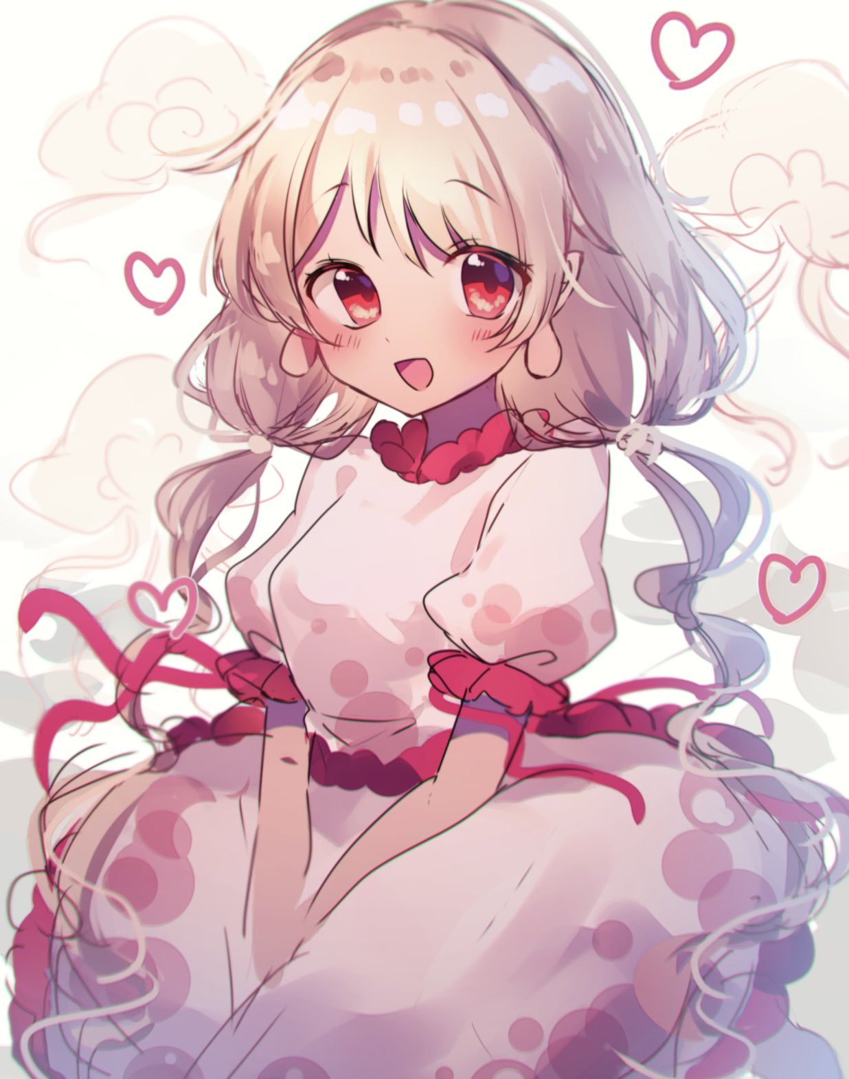 Safebooru 1girl d ebisu eika heart highres jellyfish light brown