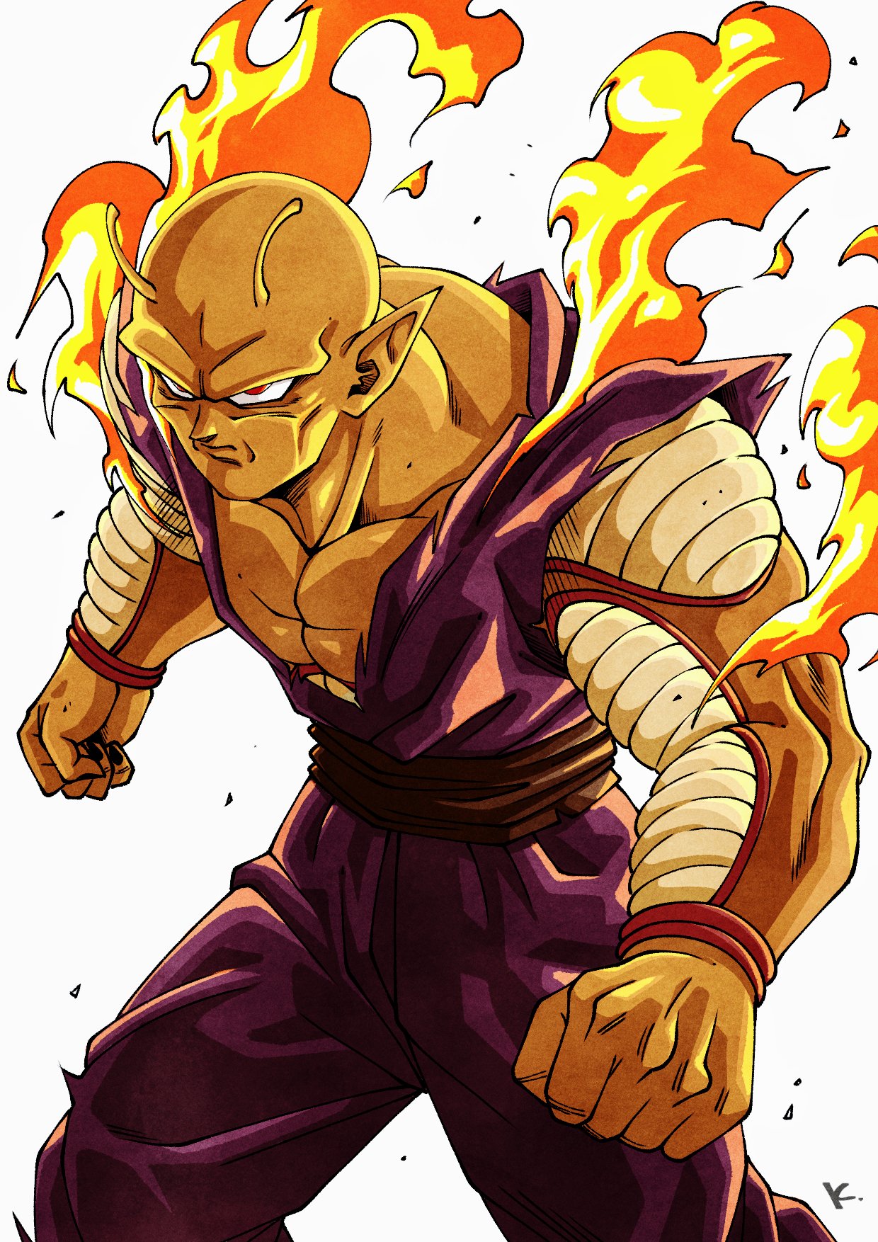 Safebooru - 1boy alien antennae bald character request clenched hands ...