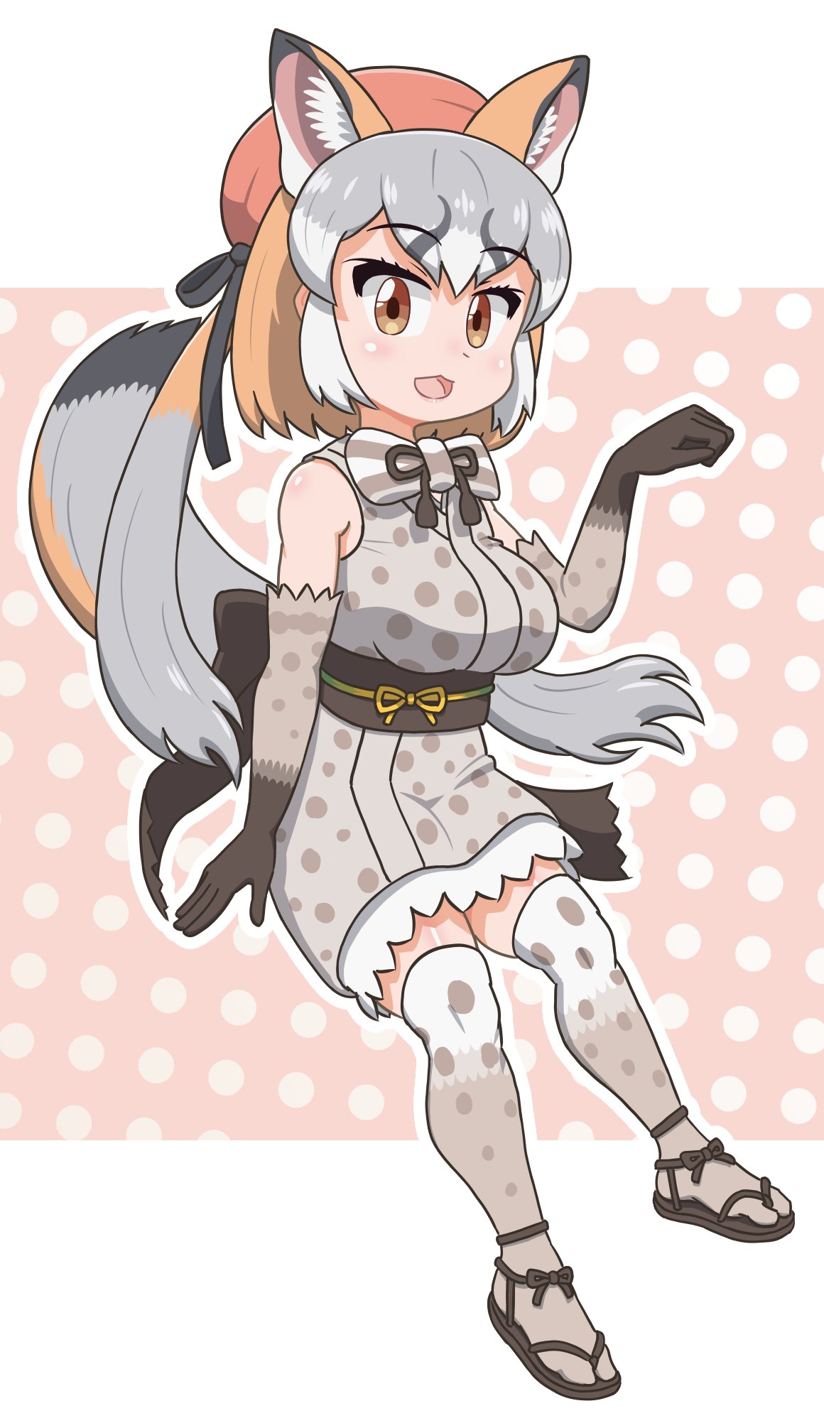 Girls Feline Wild Kneelength One Piece main image 1