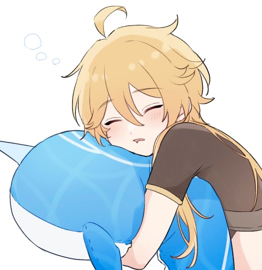 Safebooru - 1boy aether (genshin impact) ahoge alternate hairstyle ...