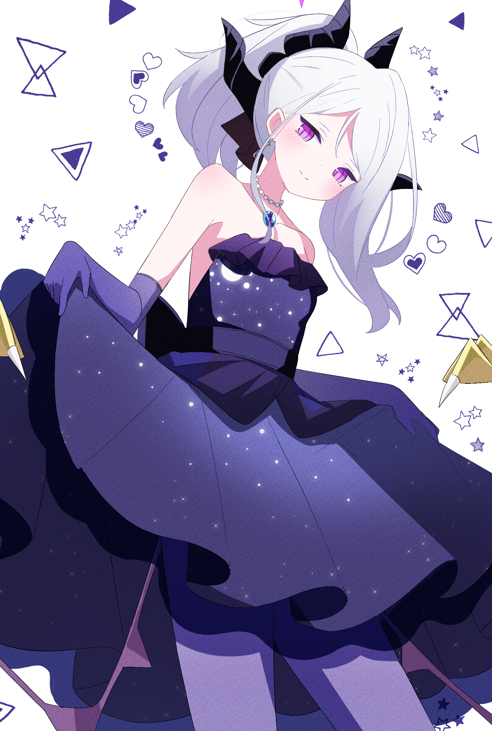 Safebooru - 1girl alternate costume alternate hairstyle bare shoulders ...