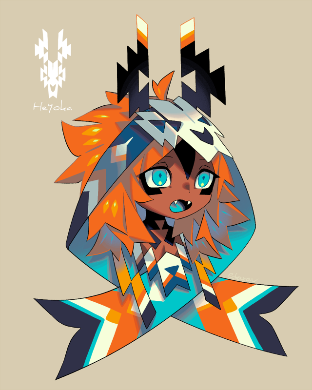 1boy blue_eyes brown_background dark-skinned_male dark_skin deformed ...