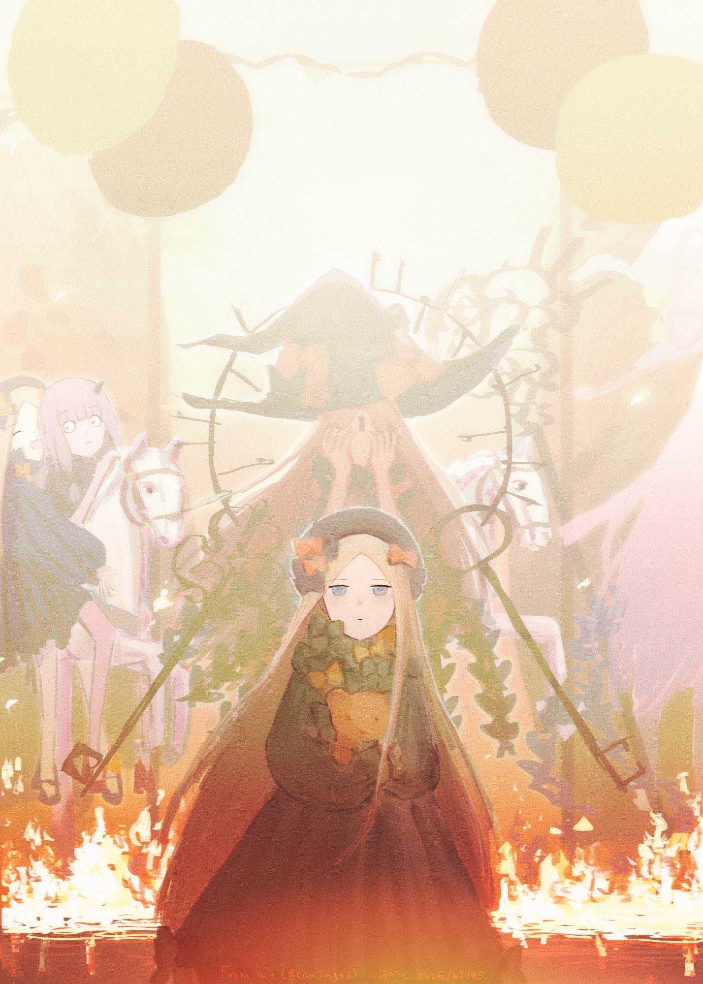 Safebooru - 2girls abigail williams (fate) abigail williams (second ...