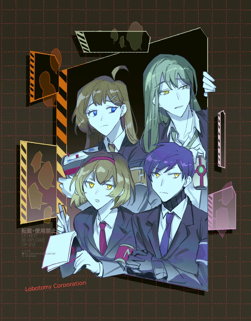 Hod, malkuth, netzach from project moon | safebooru.org