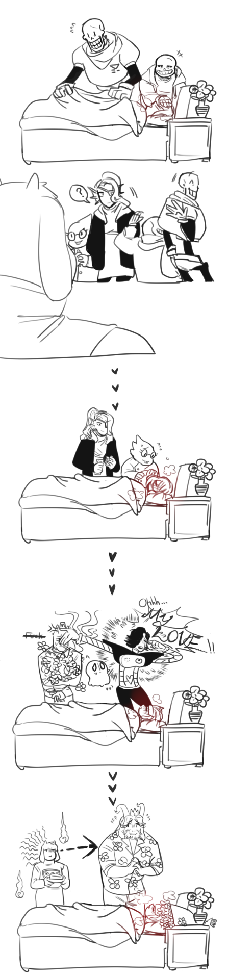 Cousin Rune Safebooru - +++ 0 0 1other 2018 2d 2others 3girls 5boys ? alphys ...