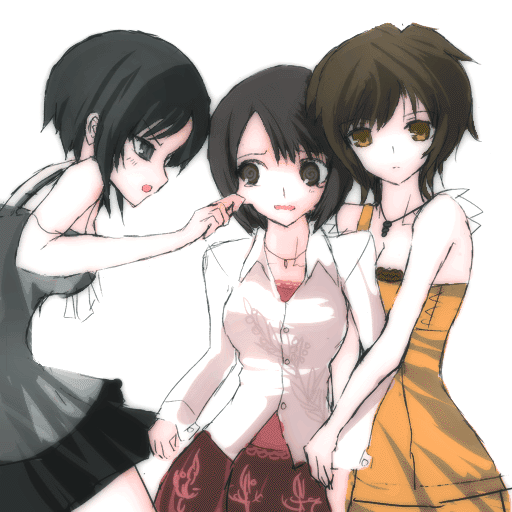 Safebooru - asou misaki black eyes black hair blush brown eyes brown ...