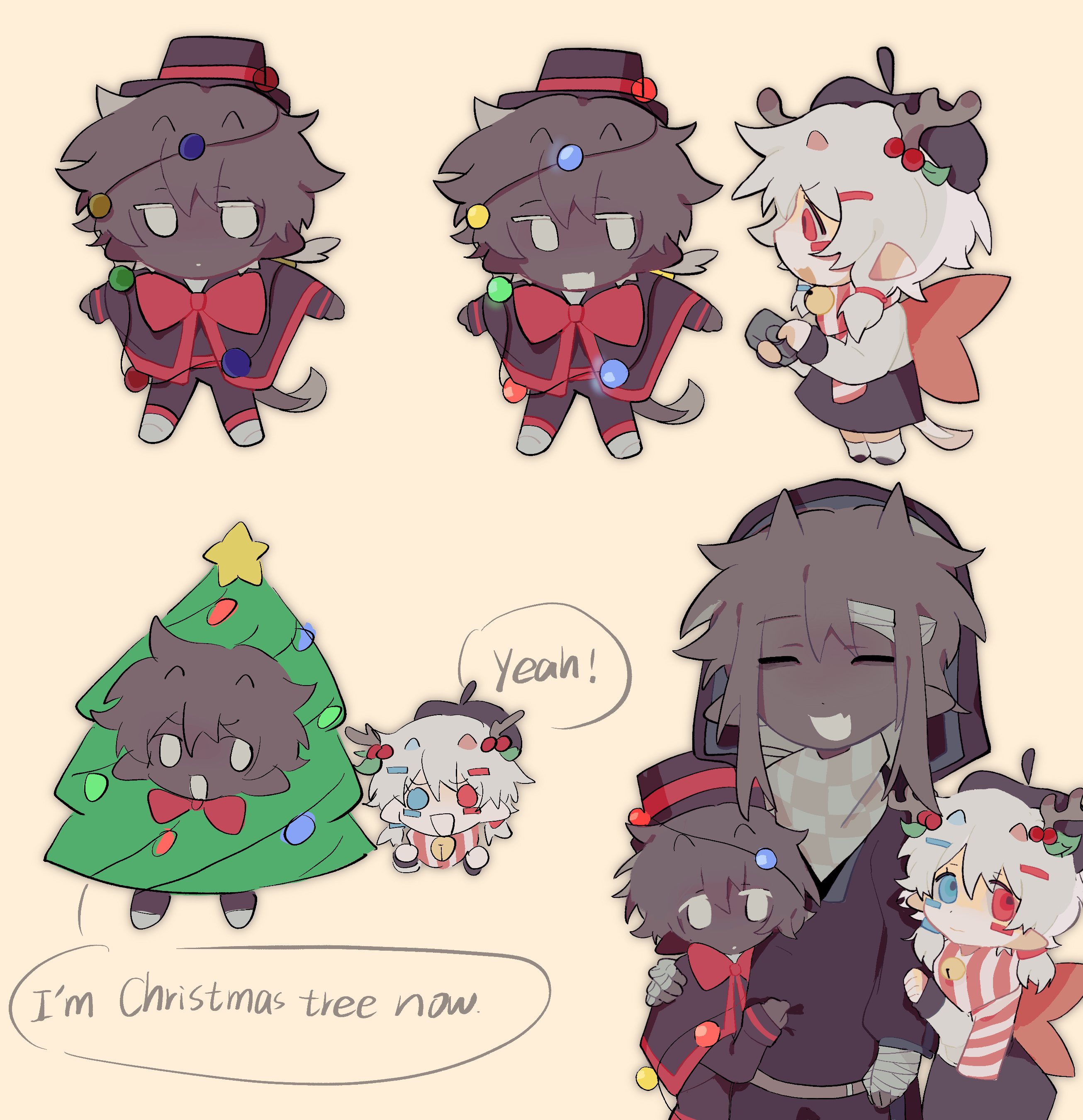 Christmas tree personification