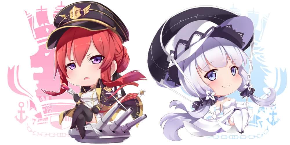 Safebooru - azur lane emblem illustrious (azur lane) long hair monarch ...