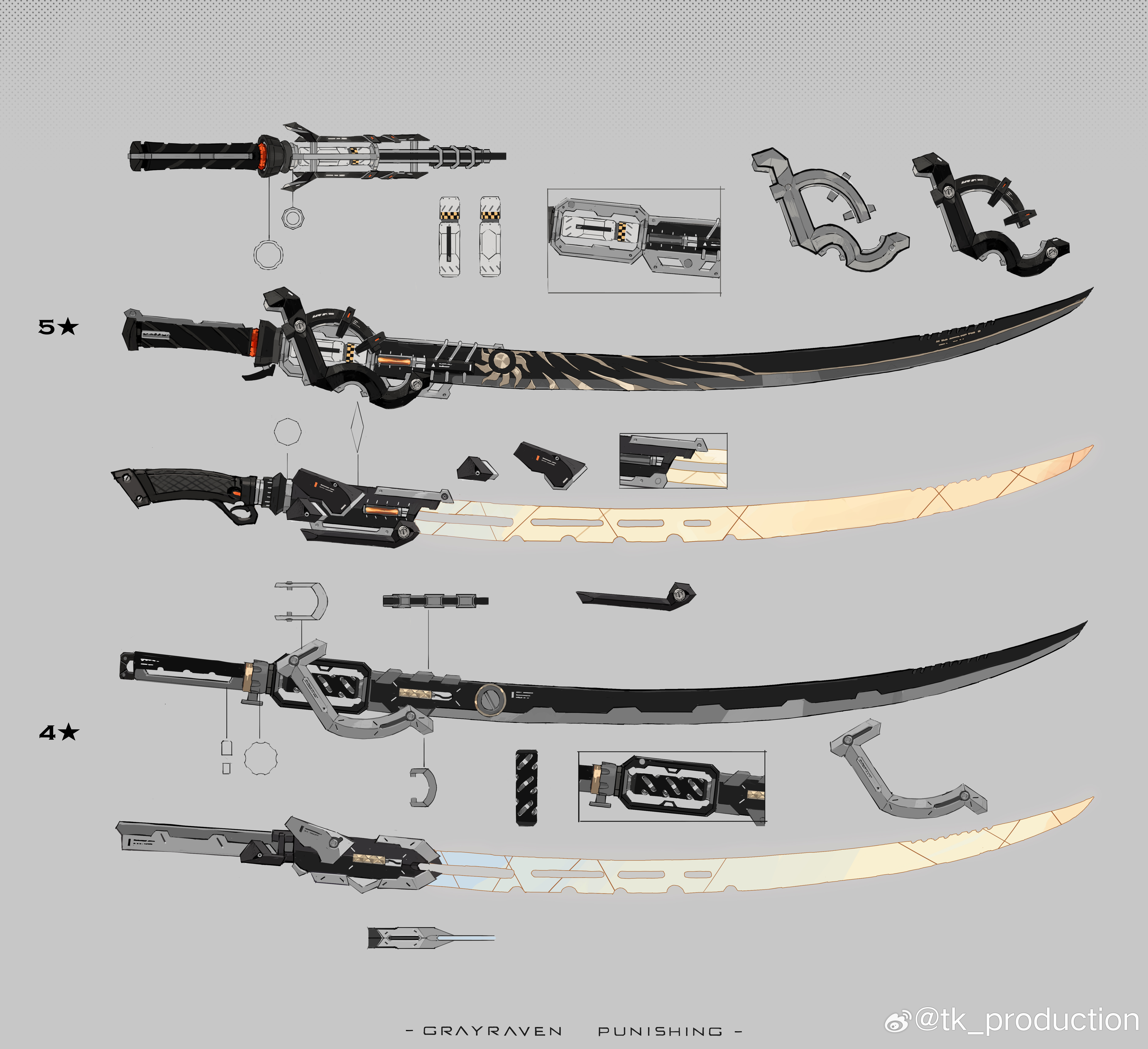 Safebooru absurdres concept art copyright name grey background