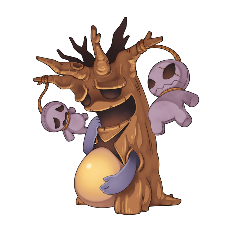 Cbibi Trees Safebooru - bare tree chibi chibi only doll egg full body gibbet no ...