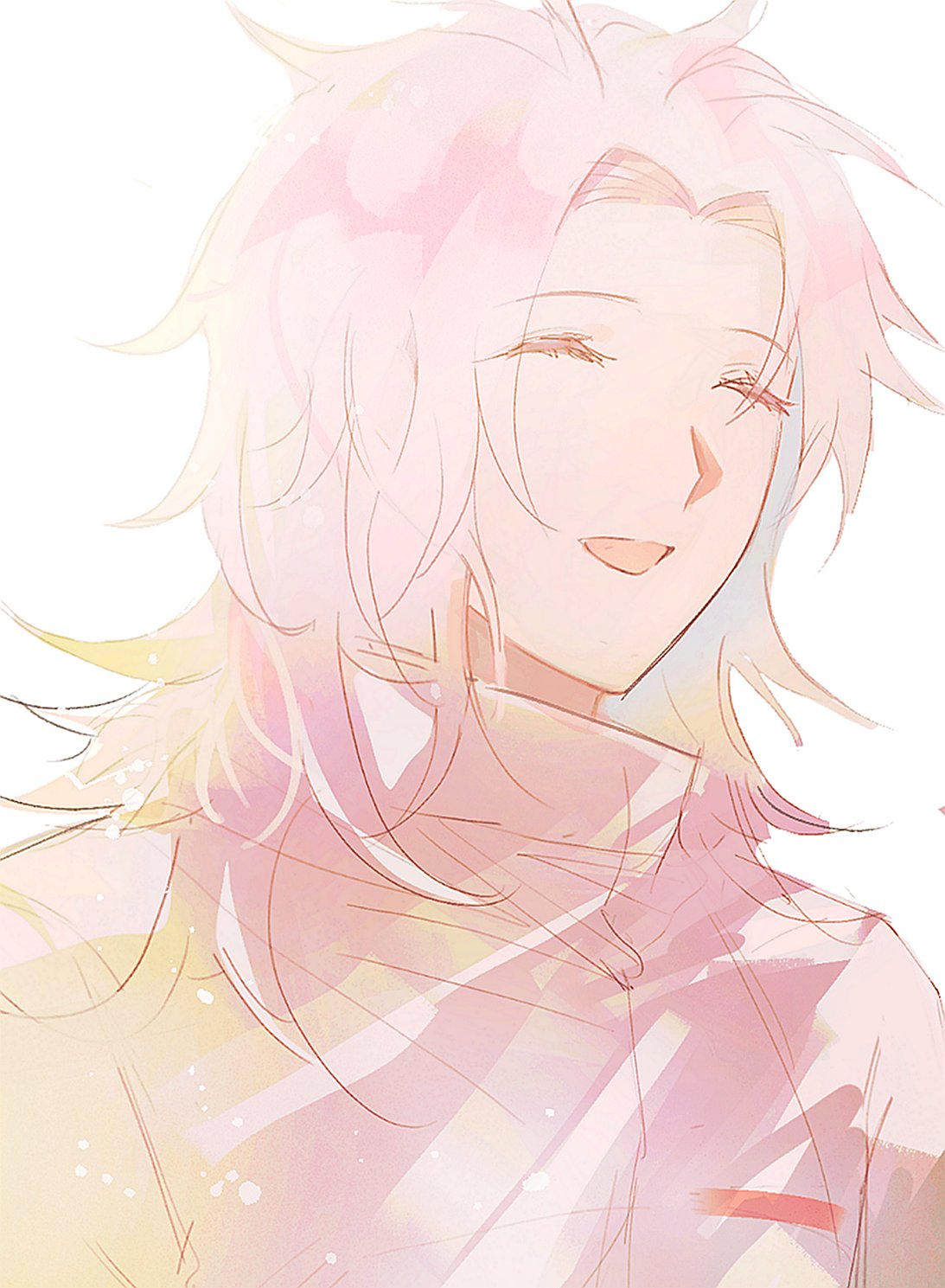 Safebooru - 1boy closed eyes commentary request hatsutori hajime high ...