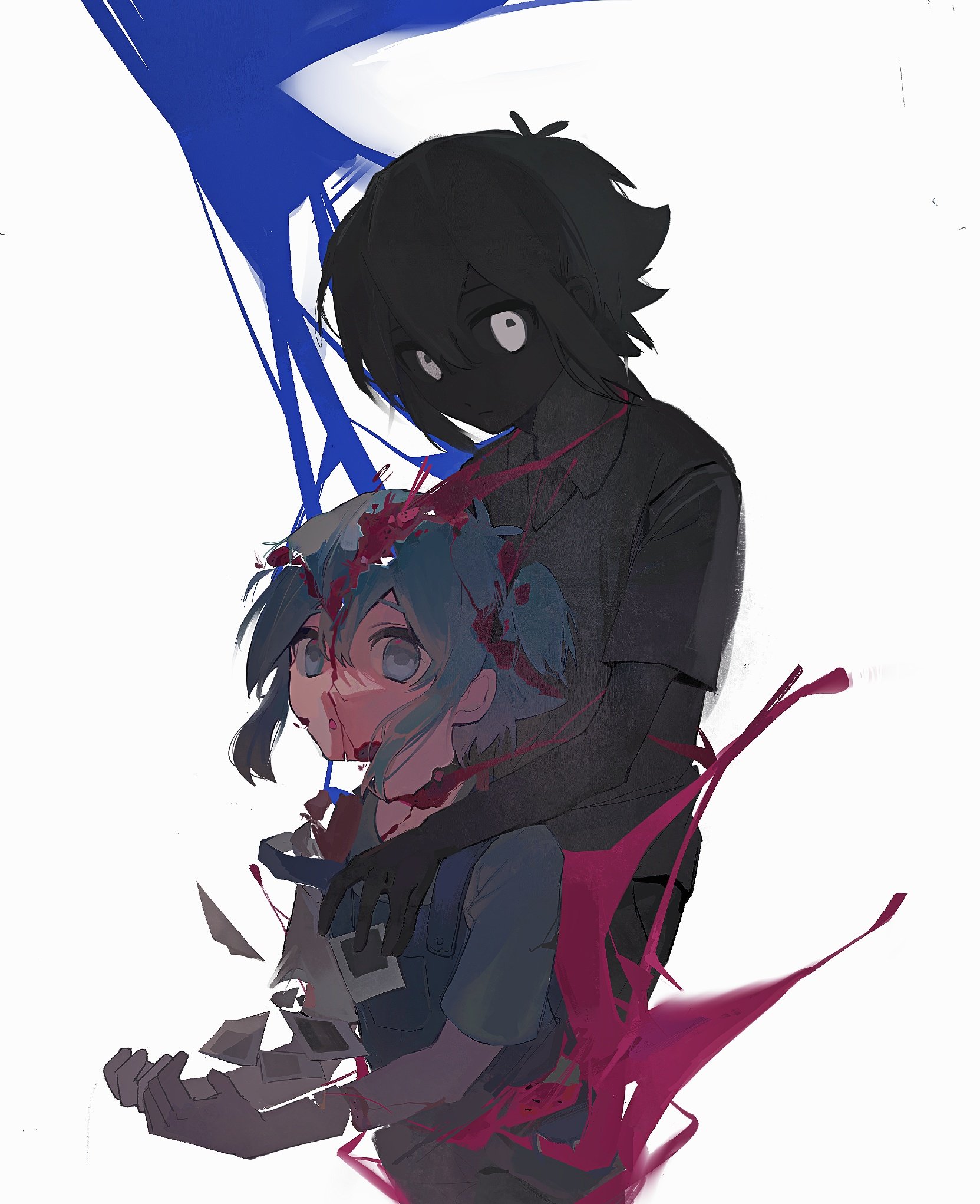Safebooru - 2boys basil (headspace) (omori) basil (omori ...