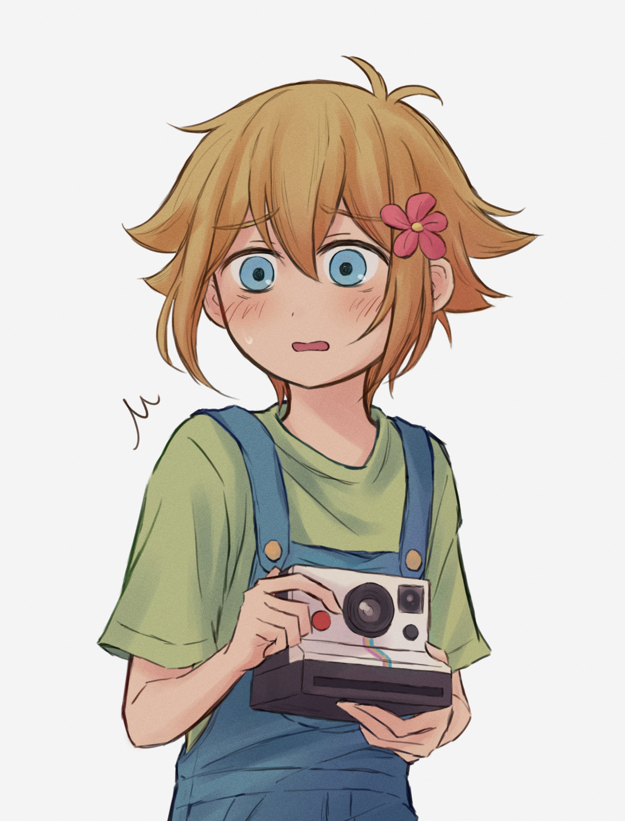 Safebooru - 1boy basil (faraway) (omori) basil (omori) blonde hair blue ...