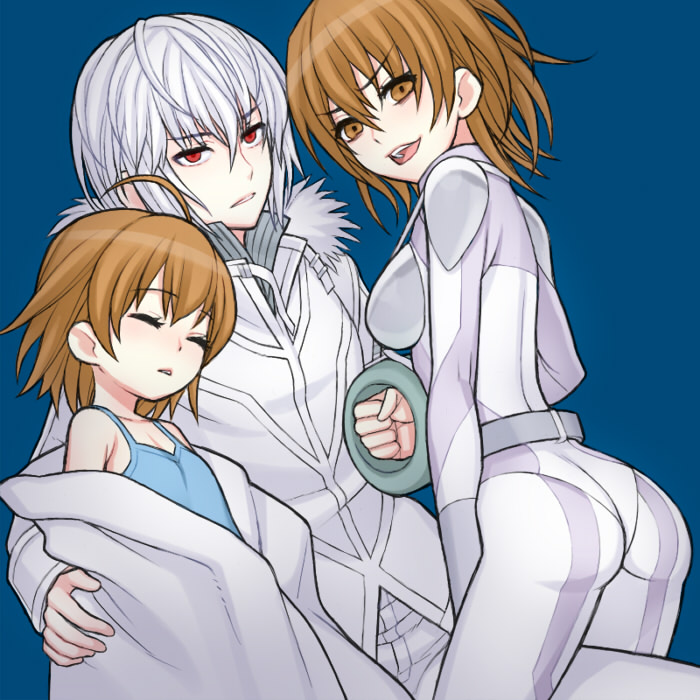 jacket last_order last_order_body_suit misaka_worst red_eyes short_hair to_...