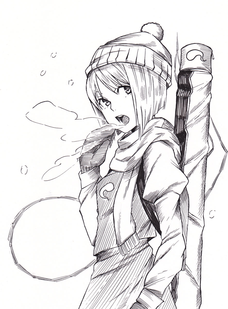 Safebooru - beanie bob cut breath hat highres iro marimo konpaku youmu ...