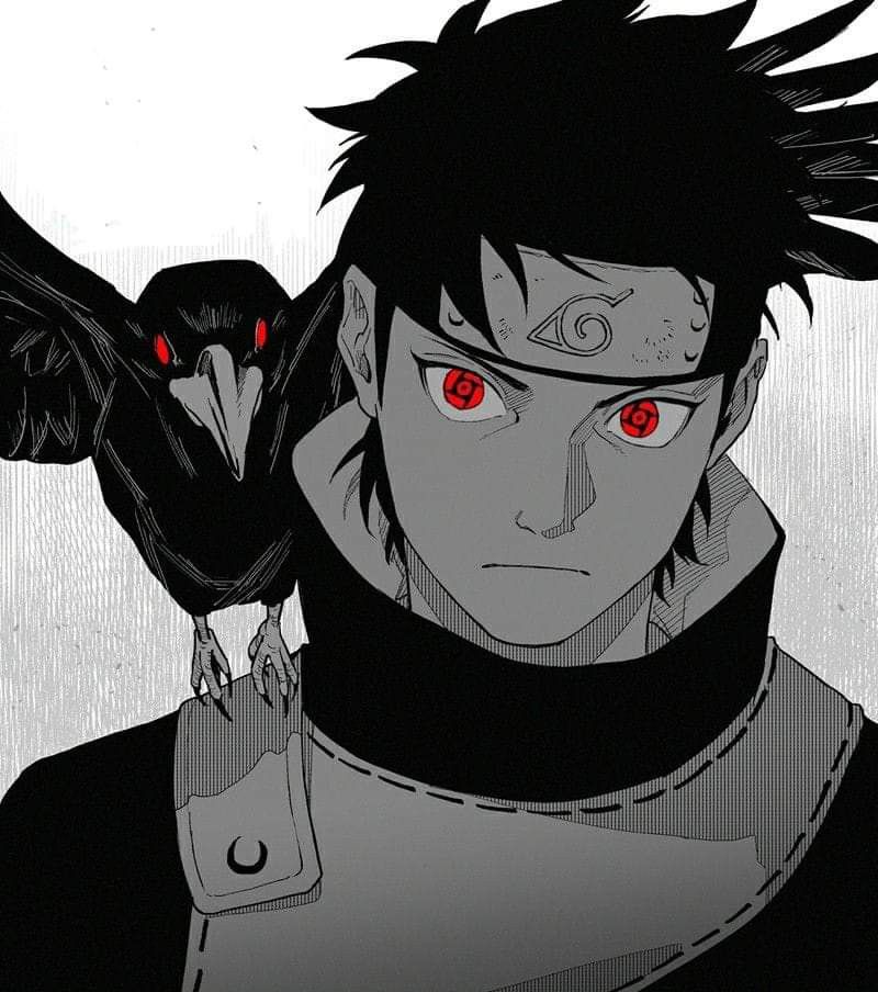 Sharingan Bird Safebooru - 1boy animal animal on shoulder artist request bird bird on ...