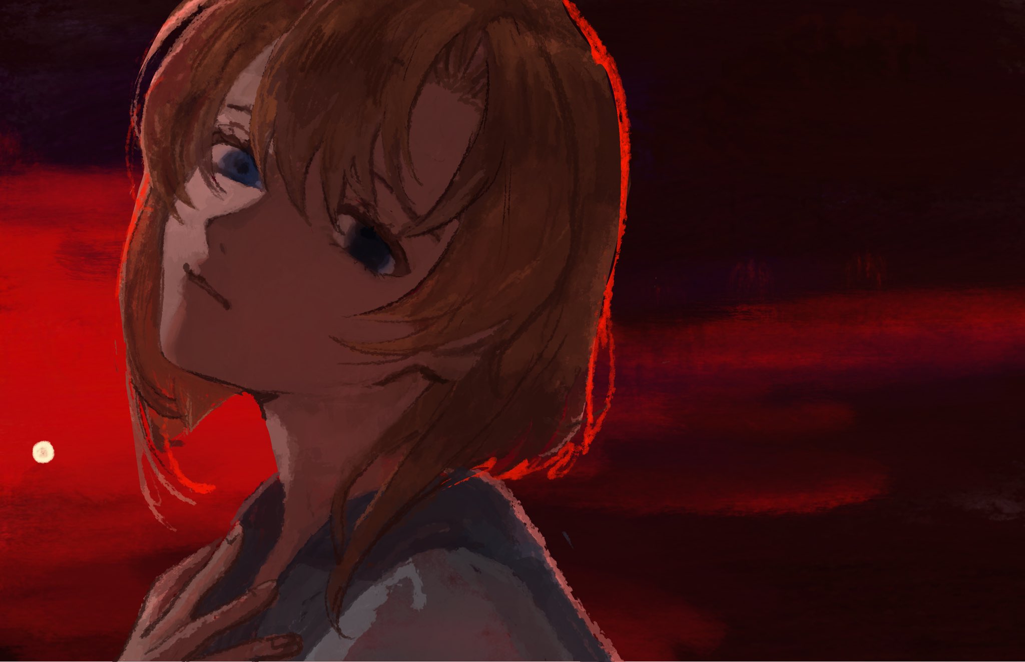 Safebooru - 1girl blue eyes empty eyes highres higurashi no naku koro ...
