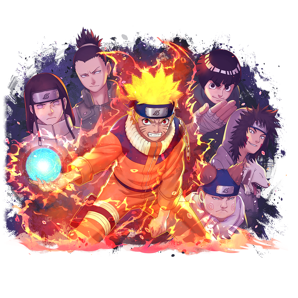Safebooru - 6+boys akamaru (naruto) akimichi chouji angry aura black ...