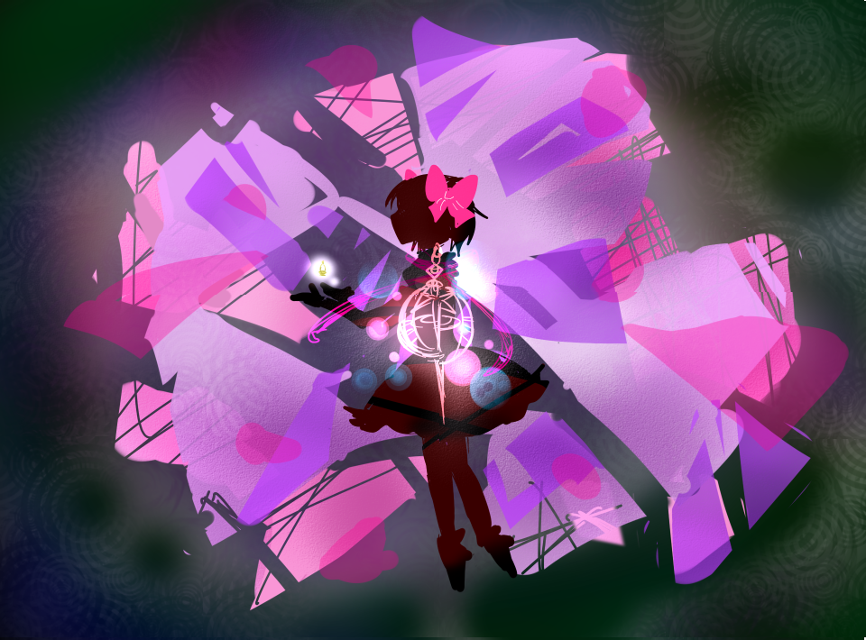 hair_bow kaname_madoka magical_girl mahou_shoujo_madoka_magica poyoyoyo sil...