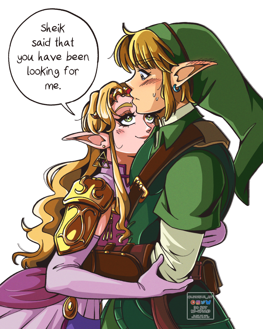 Side Text Pager Safebooru - 1boy 1girl artist name bags under eyes belt blonde hair ...