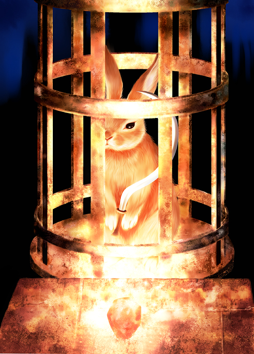 Safebooru cage demon's souls demon's souls mera nattou rabbit sword weapon yurt the silent