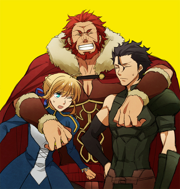 Safebooru - 2boys ahoge armor beard black hair blonde hair blue eyes ...
