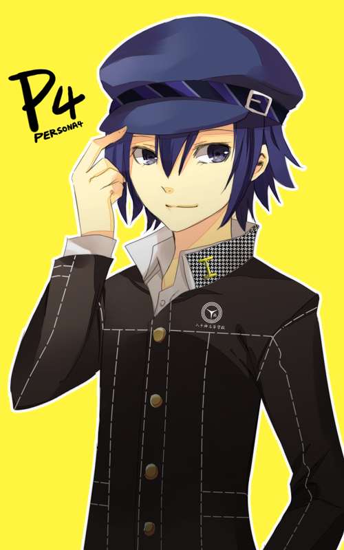 cabbie_hat female hat houndstooth moonku persona persona_4 reverse_trap sch...