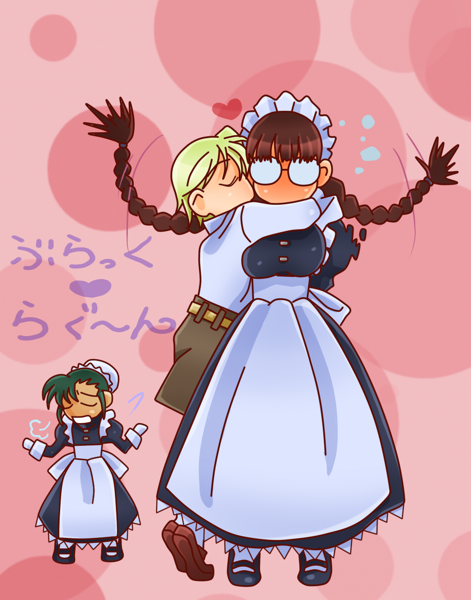 Safebooru black lagoon braid embarrassed fabiola iglesias garcia