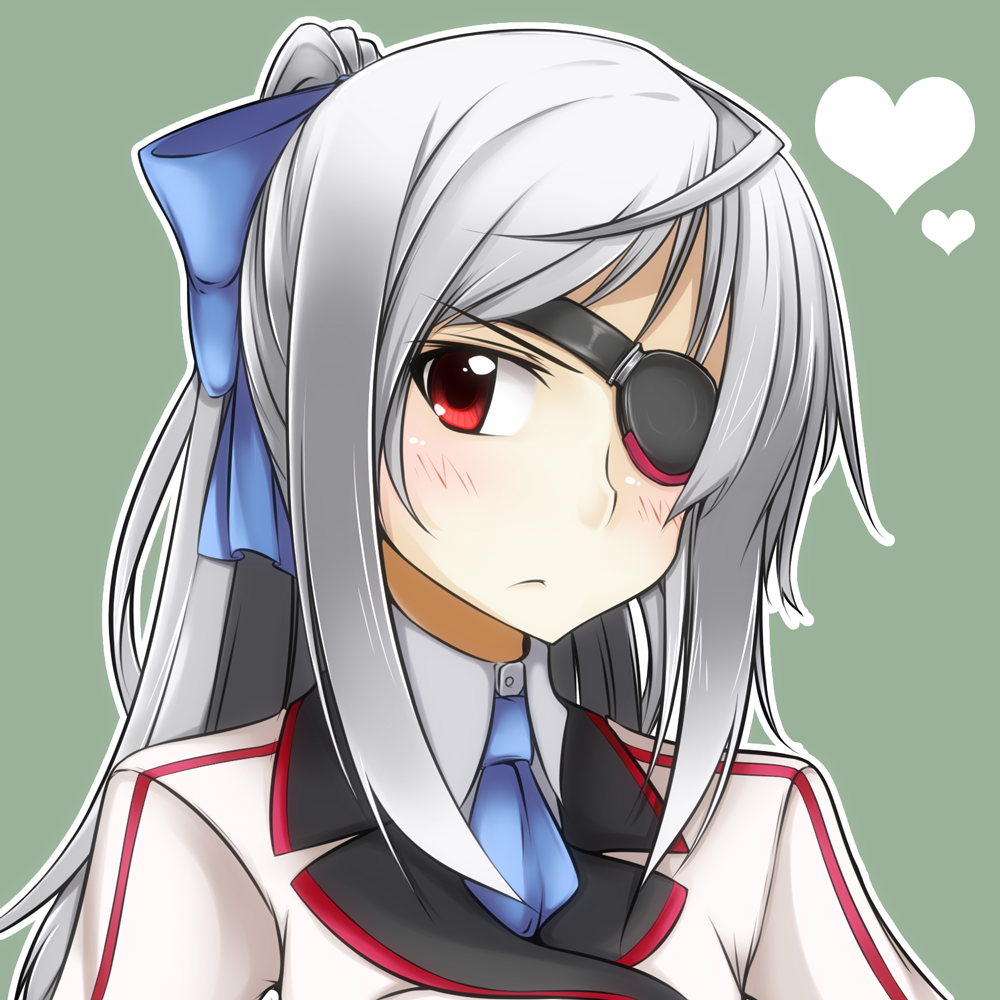 Pako Infinit Safebooru - bad id bow bust eyepatch hair bow heart infinite stratos ...