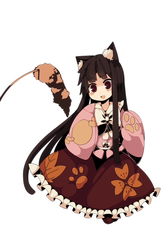 Safebooru Bad Id Cat Ears Cat Teaser Fuurin Omaemona Houraisan Kaguya Kemonomimi Mode Long