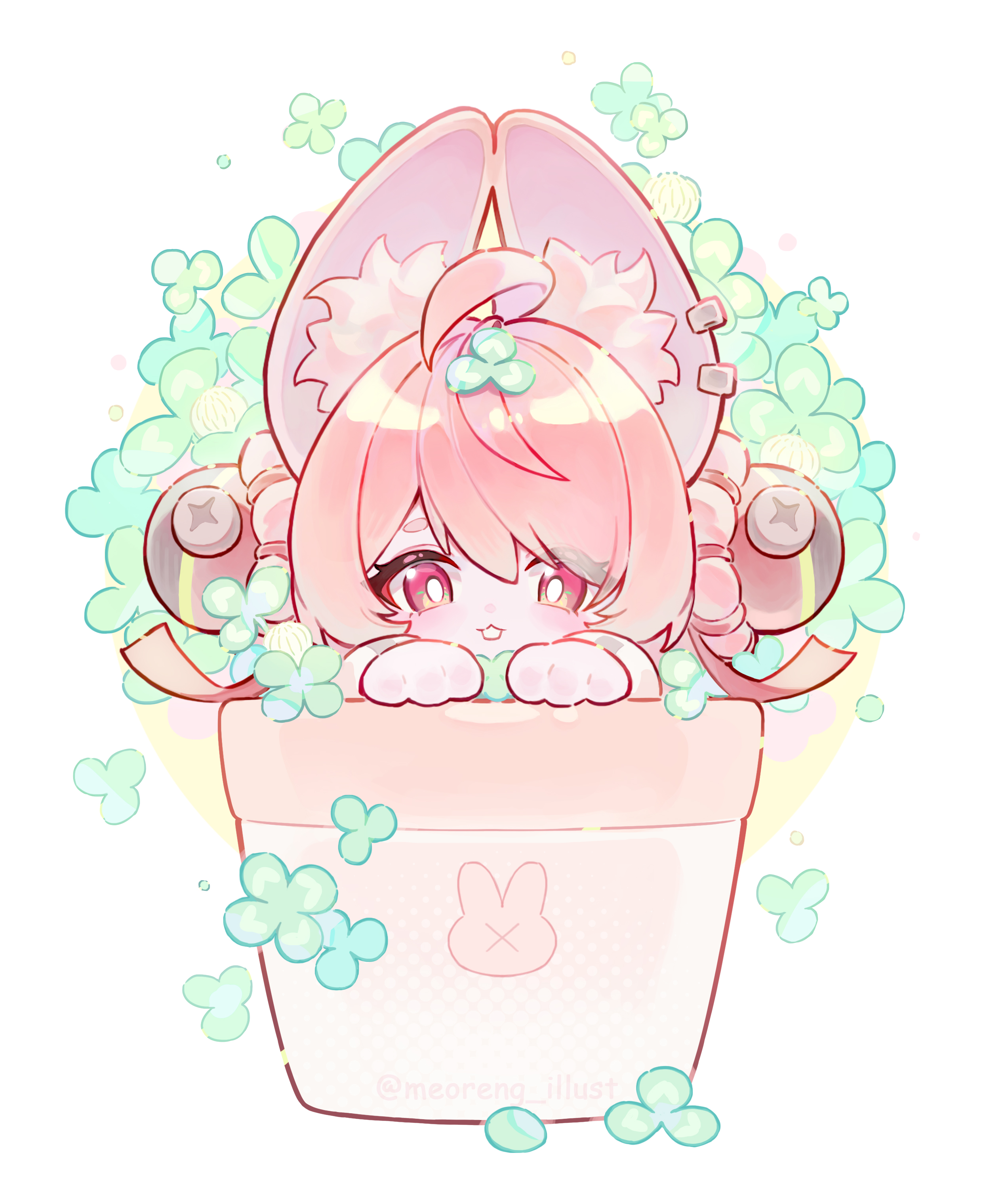Safebooru - 1girl absurdres ahoge animal ear fluff animal ear piercing ...