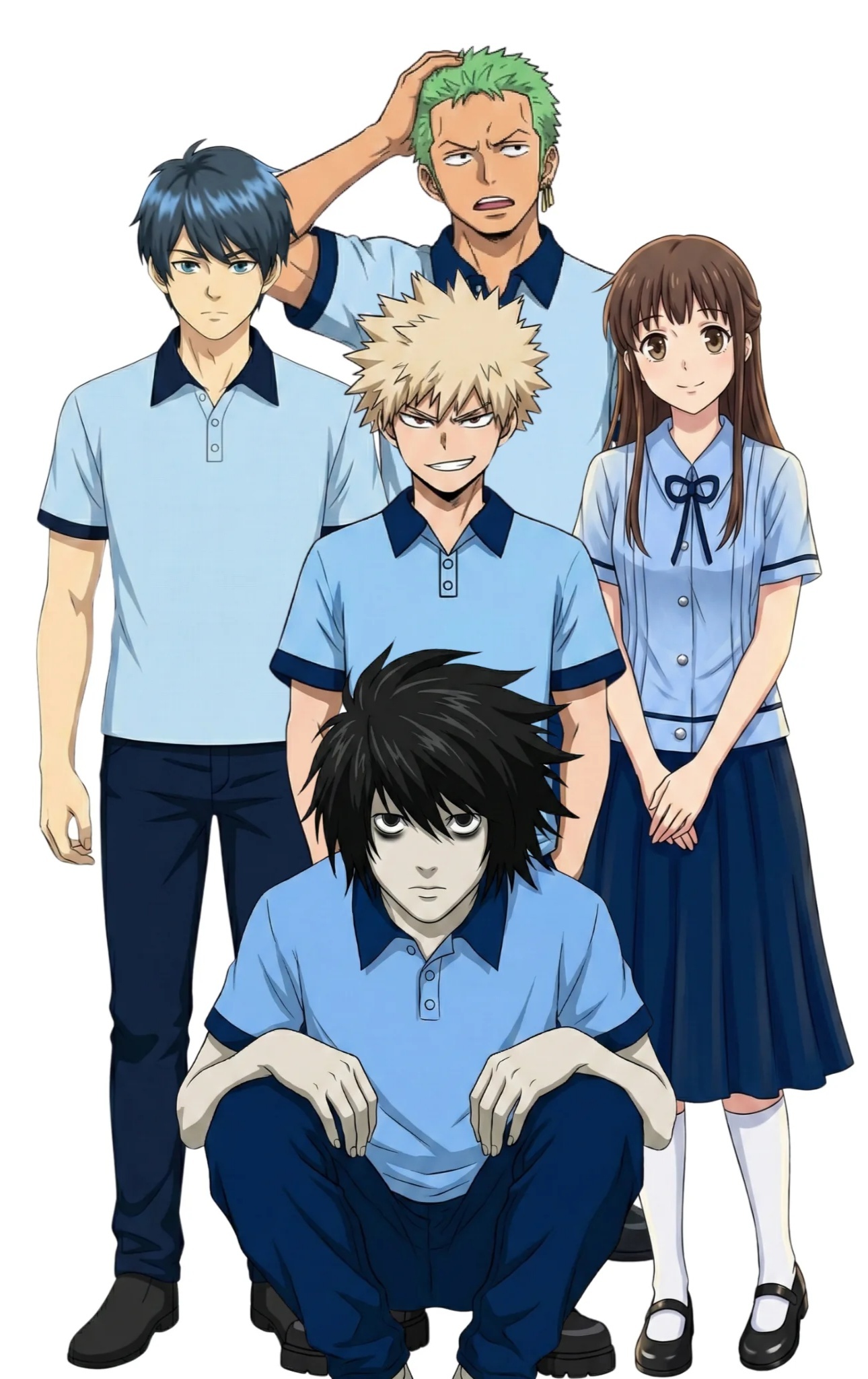 Safebooru - 1girl bakugou katsuki boku no hero academia death note long ...