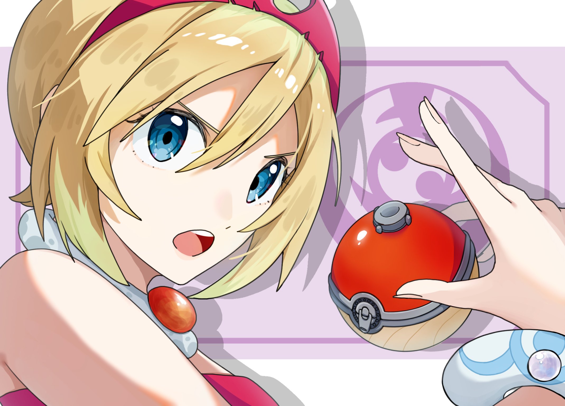 Safebooru - 1girl blonde hair blue eyes bracelet commentary hair ...