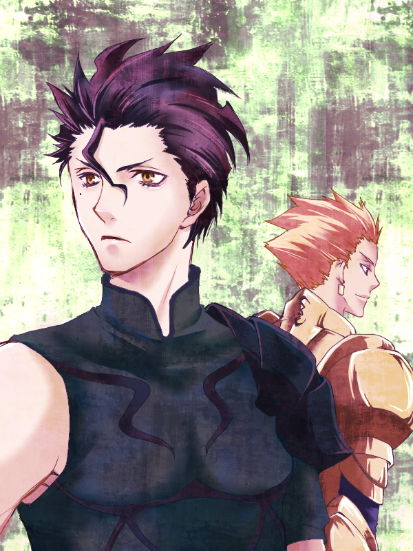 Safebooru - armor black hair blonde hair earrings fate/zero fate ...