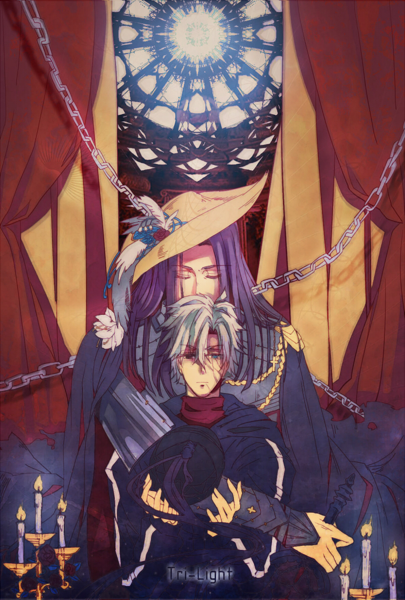 Safebooru - berserker (fate/zero) cape ch3507 chain chains curtains ...